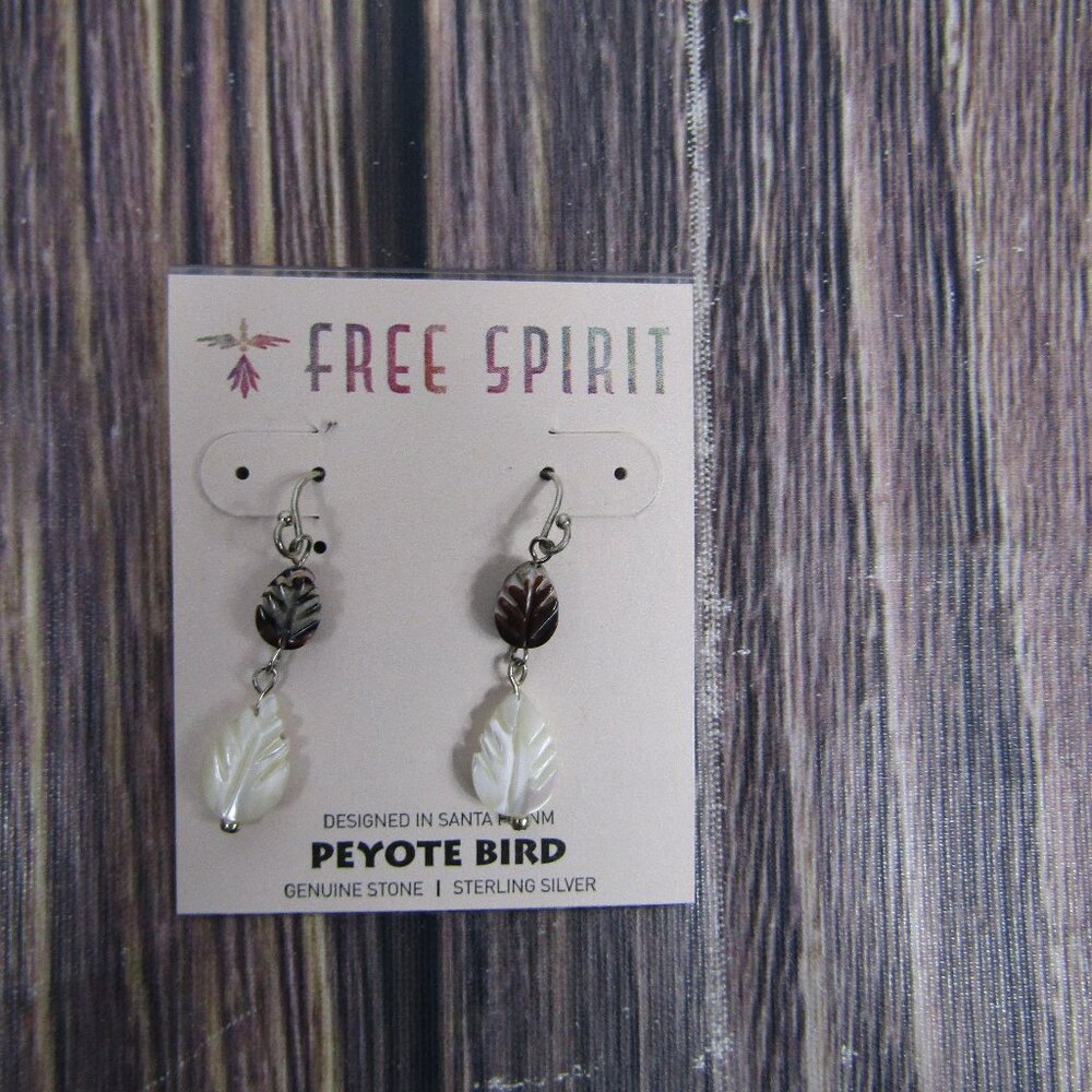 Peyote Bird NEW NWT Free Spirit Dangle‎ Earrings Leaf